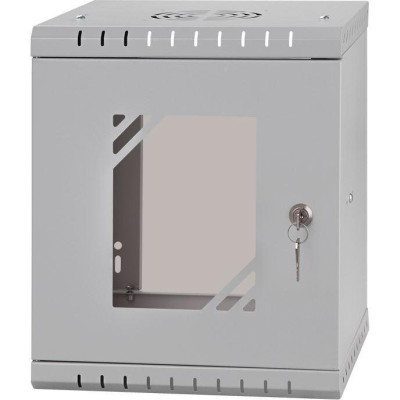LX10-6U-300GG - LEXI-Net Basic Rozvaděč nástěnný 10" 6U 300m, dveře sklo, šedý